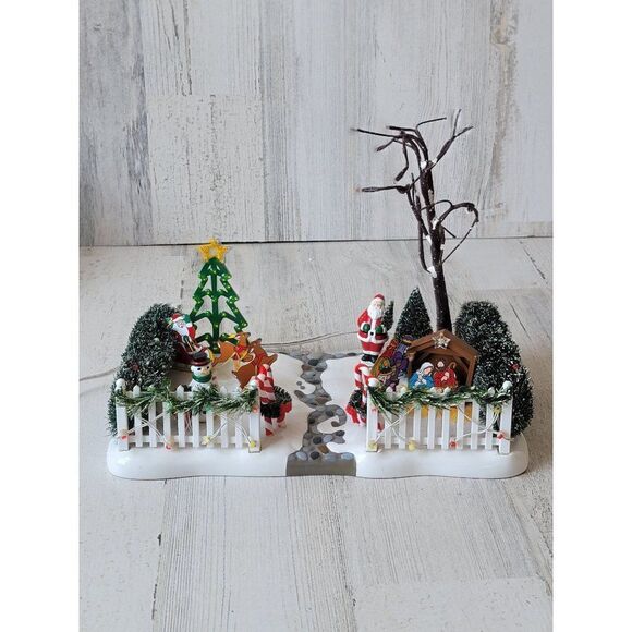 Dept 56 52506 Festive Front Yard village accessory xmas nativity scene - Picture 1 of 16